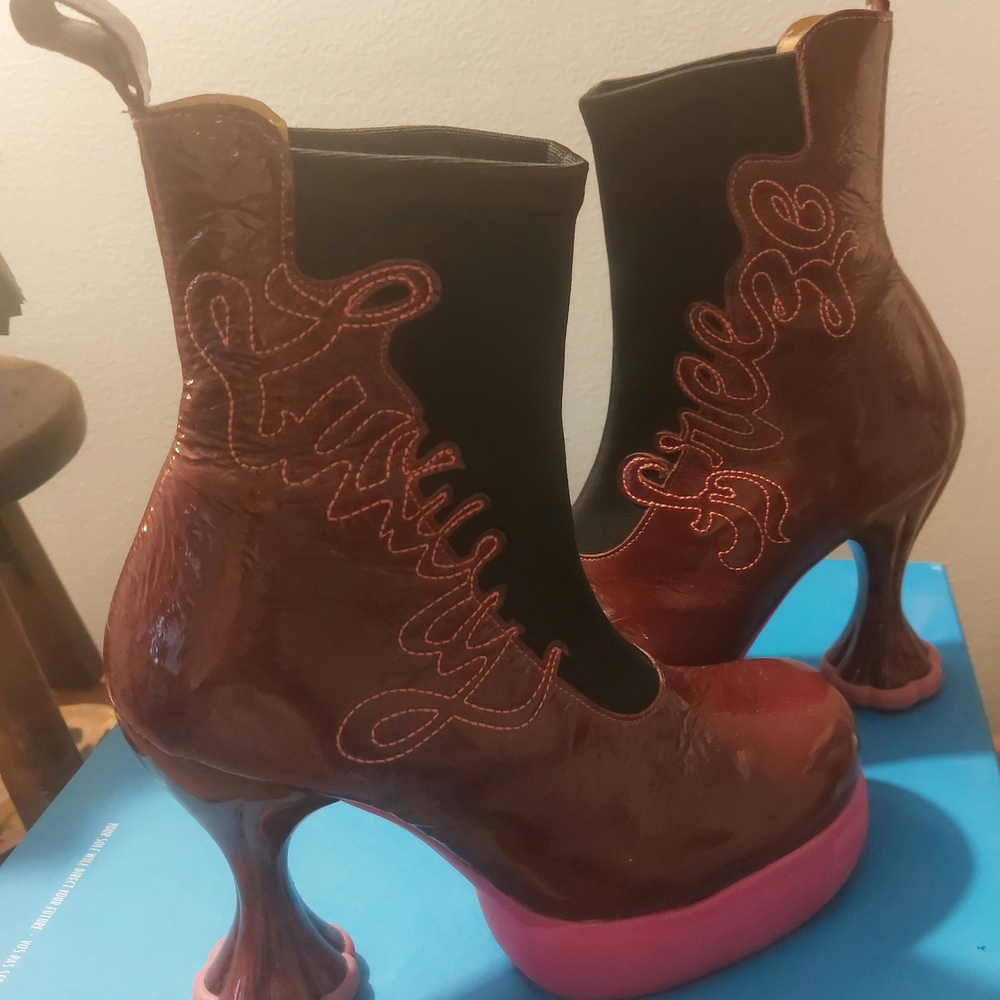 John Fluevog Limited Edition Lena Parfait Boots